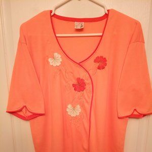 🎁 FREE GIFT INCLUDED 🎁 Embroidered Summer Top Blouse 100% Cotton